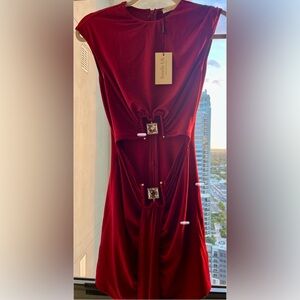 Stunning Red Backless Dress